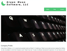 Tablet Screenshot of greenmoonsoftware.com